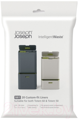 Пакеты для мусора Joseph Joseph General Waste / 30006 (20шт)