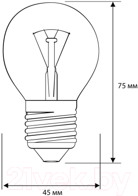 Лампа Camelion 40-D-FR-E27 / 9869