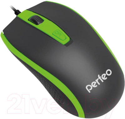 Мышь Perfeo Profil / PF-4929 (черный/зеленый)
