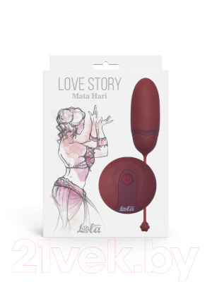Виброяйцо Lola Games Love Story Mata Hari / 1800-03Lola (красный)
