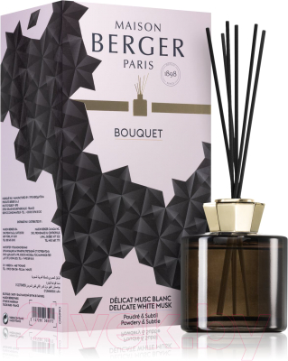 Аромадиффузор Maison Berger Paris Черный Кристалл. Белый Мускус (180мл)
