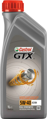 Моторное масло Castrol GTX 5W40 A3/B4 / 15B9F6 (1л)