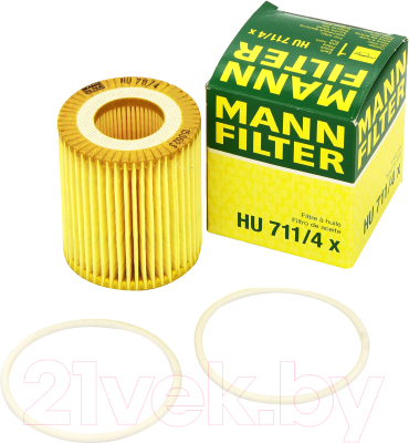 Масляный фильтр Mann-Filter HU711/4X