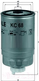 Топливный фильтр Knecht/Mahle KC68