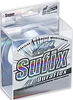 Леска монофильная Sufix Duraflex x10 0.35мм / DS1SK035024A9D (100м, прозрачный) - 
