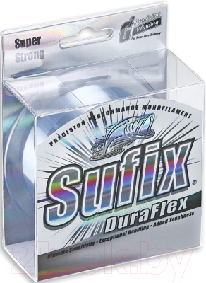 Леска монофильная Sufix Duraflex x10 0.35мм / DS1SK035024A9D (100м, прозрачный)