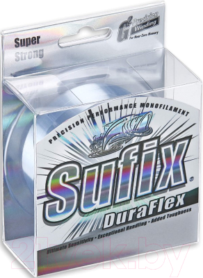 

Леска монофильная Sufix, Прозрачный, Duraflex x10 0.18мм / DS1SK020024A9D