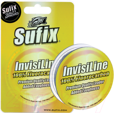

Леска флюорокарбоновая Sufix, Прозрачный, Invisiline 0.30мм / SIL30C20H