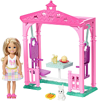 

Кукла с аксессуарами Barbie, Челси и зверушка / FDB32/FDB34