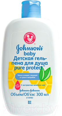 

Пена для ванны детская Johnson's Baby, Pure Protect