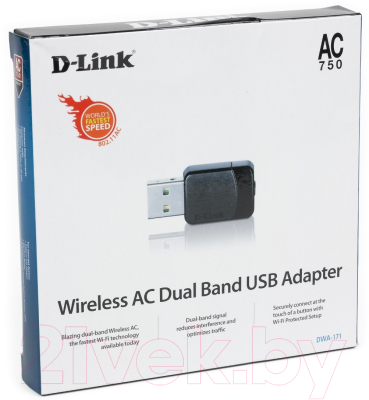 Wi-Fi-адаптер D-Link DWA-171/RU/C1A