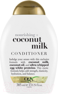 Кондиционер для волос OGX Питательный с кокосовым молоком (385мл)