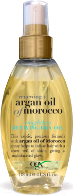 Масло для волос OGX Сухое аргановое Марокко для восстановления волос (118мл)