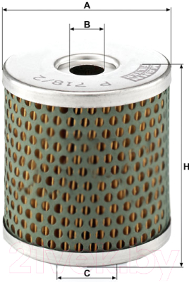 

Топливный фильтр Mann-Filter, P718/2X