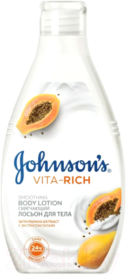 

Лосьон для тела Johnson's, Vita Rich смягчающий с экстрактом папайи