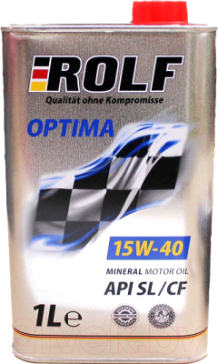 Моторное масло Rolf Optima SAE 15W40 / 322236 (1л)