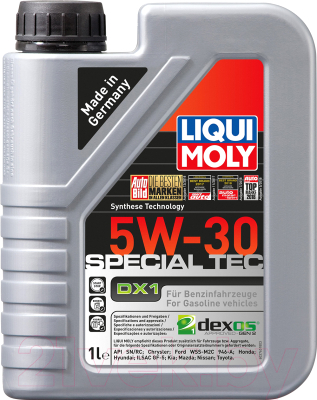 Моторное масло Liqui Moly Special Tec DX1 5W30 / 20967 (1л)