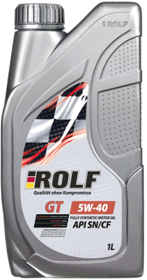 Моторное масло Rolf GT SAE 5W40 / 322234 (1л)