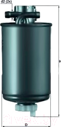 

Топливный фильтр Knecht/Mahle, KL197