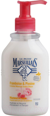 Мыло жидкое Le Petit Marseillais Малина и пион (300мл)