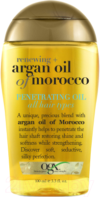 Масло для волос OGX Аргановое марокко для восстановления волос (100мл)