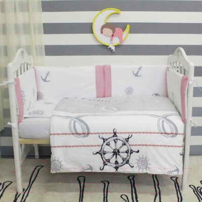 Комплект постельный для малышей ByTwinz Морской бриз 6