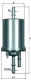 Топливный фильтр Knecht/Mahle KL156/3 - 