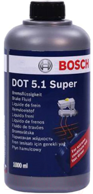Тормозная жидкость Bosch DOT5.1 Super / 1987479121 (1л)