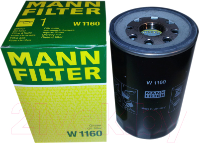 Масляный фильтр Mann-Filter W1160