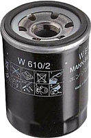 Масляный фильтр Mann-Filter W610/2 - 