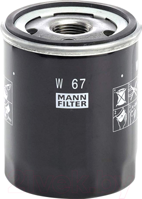 Масляный фильтр Mann-Filter W67
