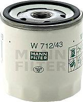 Масляный фильтр Mann-Filter W712/43 - 