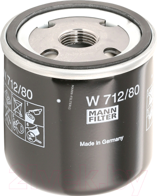 Масляный фильтр Mann-Filter W712/80