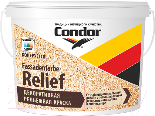 Краска CONDOR Fassadenfarbe Relief (7.5кг)