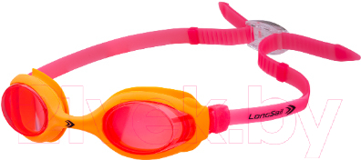 Очки для плавания LongSail Kids Marine L041020 (красный/оранжевый)