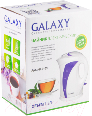 Электрочайник Galaxy GL 0103 (фиолетовый)