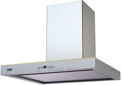 Вытяжка Т-образная Krona Stella Smart 5P 900 / 00014933 (нержавеющая сталь/белое стекло) - общий вид