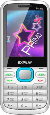 Мобильный телефон Explay Primo 2.4 (White-Blue) - общий вид
