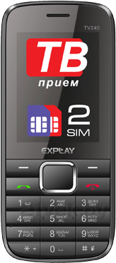 Мобильный телефон Explay TV240 (Black) - общий вид
