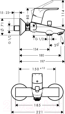 Смеситель Hansgrohe Focus 31940000