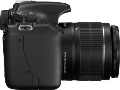 Зеркальный фотоаппарат Canon EOS 1100D Kit 18-55mm + 75-300mm - вид сбоку
