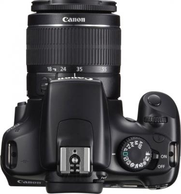 Зеркальный фотоаппарат Canon EOS 1100D Kit 18-55mm + 75-300mm - вид сверху