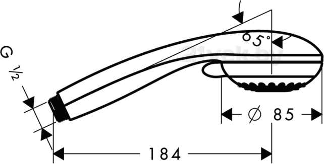 Лейка ручного душа Hansgrohe Crometta 85 28562000