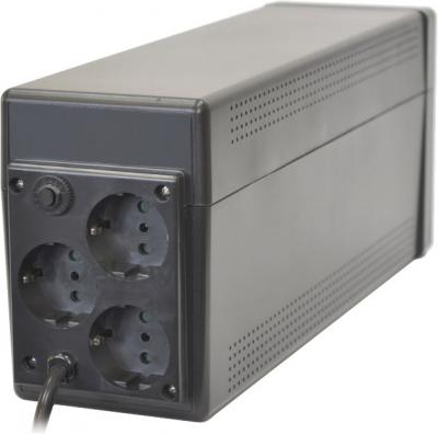 ИБП Powercom Phantom Black PTM-850A - вид сзади