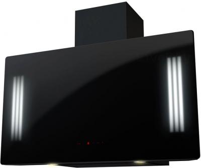 Вытяжка наклонная Krona Naomi Mirror 5P-S 900 / 0014950 (черный) - общий вид