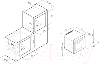 Электрический духовой шкаф Fornelli FEA 60 CORAGGIO BL