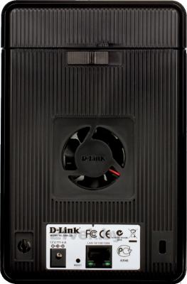 NAS сервер D-Link DNR-326 - вид сзади