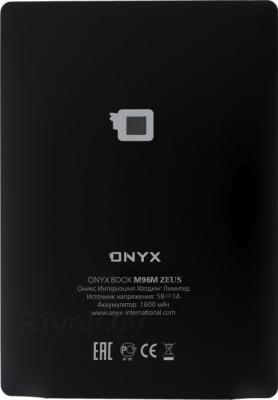 Электронная книга Onyx Boox M96M Zeus (черный) - вид сзади