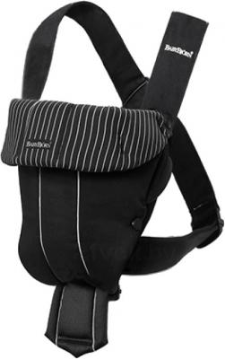 Сумка-кенгуру BabyBjorn Original Cotton 0230.20 (черно-белый) - общий вид