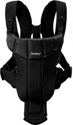 Эрго-рюкзак BabyBjorn Active Cotton Mix 0261.60 (черный) - общий вид